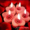 Velas románticas sin humo con carcasa de plástico 9 de fábrica directa, cera de té en forma de corazón, velas en forma de corazón, péndulo de San Valentín