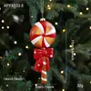 Nuevo Colgante de Hombre de Jengibre de Plástico Colgante Decoración de Árbol de Navidad Suministros Adornos Suministros de Decoración de Atmósfera En Stock