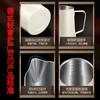 Copo de Aço Inoxidável 304 para Latte Art Doméstico Copo de Café com Espuma de Leite Espessado com Escala Bico Pontiagudo Cilindro para Latte Art Cilindro Profissional para Leite
