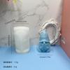 Molde de silicona para vela enana trébol de cuatro hojas anciano sin rostro molde de silicona Molde para piedra de incienso de yeso DIY