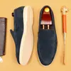 [Exclusivamente para Vips] Zapatos de Piel de Oveja para Hombre, Piel Genuina, Superficie Suave, Suela Suave, Resistentes al Desgaste, Mocasines sin Cordones, Inspección de Calidad SGS
