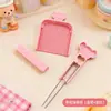 Lindo Set de Herramientas para Rompecabezas de Cuentas de Dibujos Animados con Bolígrafo de Cuentas de Doble Punta y Cuchara para Cuentas, Juguete Educativo DIY, Herramienta Mágica para Rompecabezas de Cuentas