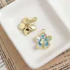 Aleación Gota de Aceite Flor Fresca Hoja de Ginkgo Ins Pequeña Fragancia Collar Pendientes Pulsera Colgante de Joyería DIY