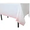 Comercio Exterior Fondo Blanco Lunares Oro Rosa Artículos de Fiesta Vasos de Papel Platos de Papel Mantel Set de Decoración de Cumpleaños