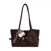 Bolsa Grande de Estampado de Leopardo para Mujer 2026 Nuevo Otoño/Invierno Nicho Sensación de Alta Gama Bolso de Hombro Único Bolso Tote para el Trabajo y el Trayecto Tendencia