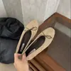 Sapatilhas Slip-on Redondas de Camurça Elegantes e Simples para Mulheres 2026 Outono/Inverno Nova Chegada Sapatilhas Planas com Laço