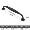 Puxador Estendido para Porta de Guarda-Roupa Preto Minimalista Moderno High-End Luxo Leve Tira Longa Puxador de Porta de Gaveta de Armário
