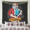 Tapeçaria de Natal Nova Pano de Pendurar Transfronteiriço Pano de Fundo Decorativo Sala de Fundo de Natal Atmosfera de Feriado Pano de Parede Estilo Americano