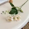 2 Flores de Peonía Artificiales para Decoración de Mesa de Sala de Estar en Casa, Flores Falsas para Arreglos Florales de Boda, Paisajismo Decorativo y Accesorios de Fotografía