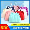 Bolsa con cordón esmerilada con cordón al por mayor tienda de ropa bolsa de plástico para llevar embalaje desechable para catering para llevar bolsa de compras