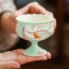 Fabricante Yunyang Deer Tour Xícara de Chá Xícara Mestra High-End Uso Pessoal Cerâmica Conjunto de Chá Gongfu Xícara de Chá Itens Domésticos Xícara de Chá