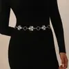 Cadena de cintura triangular estilo bohemio transfronteriza incrustada de diamantes de imitación, un accesorio sofisticado y elegante para combinar con vestidos, disponible en stock