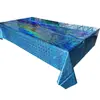 Mantel Decorativo de Fiesta con Diamantes Láser de Amazon Transfronterizo con Mantel Desechable Brillante y Colorido para Uso en Fiestas Impermeables