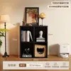 Gabinete de Celosía Karlek de Madera Maciza Cuidadosamente Seleccionado Estantería de Combinación Libre Estante de Almacenamiento de Pie Estantería Baja para Apoyar en la Pared de la Sala de Estar Ocho Compartimentos