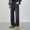 Jeans Masculino Vintage Novo Primavera 2026, Versátil de Caimento Solto, Estilo Americano, Lavado, Corte Tridimensional, Calça Masculina Tendência