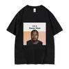 Camiseta Divertida de Meme de Kanye West, Camiseta Retro Hip-Hop Rap para Hombre, Camiseta de Manga Corta para Hombre