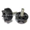 Pie Redondo de Plástico de Nailon de 38 mm-m8-5/16 Pie Ajustable de Plástico Pie Ajustable para Muebles Almohadilla Ajustable