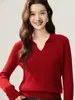 Nova coleção outono e inverno: Suéter leve e luxuoso de gola alta 100% cashmere puro para mulheres, de mangas compridas, tricotado em ponto trançado, base de malha de cor sólida