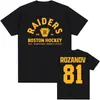 Camiseta Llya Rozanov 81Bos Attacker Camiseta Estampada Tv Competição Intensa Manga Curta Algodão Moda Masculina