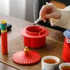 La Caja de Regalo del Juego de Té Cultural y Creativo de la Ciudad Prohibida es un regalo de alta gama y práctico, perfecto para personas mayores, clientes, amigos extranjeros y como recuerdo conmemorativo.