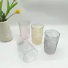 Taza de Plástico Engrosada, Taza de Cerveza, Taza de Agua, Color de Alta Gama, Popular en Amazon de Alto Valor Tallado Retro Uso Doméstico