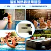 Aquecedor Elétrico para Banheira com Tela Sensível ao Toque Display Digital Controle de Temperatura Automático Tubo Pequeno Termostato Aquecedor de Piscina Spa