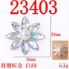 Accesorios de aleación de moda elegantes plato de flor de perla material para joyería diy bolsa de ropa accesorios versátiles de aleación diy