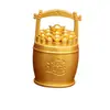 Adorno de lingote de oro de aleación de fábrica, atrayendo fortuna, riqueza y tesoro, regalo de inauguración de escritorio, se puede enviar en nombre de los clientes