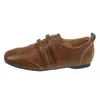 Zapatos planos de cuero retro estilo británico para mujer, nueva colección otoño 2026, con cierres de velcro, estilo zapato de entrenamiento alemán, estilo Mary Jane y mocasines casuales