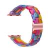 Resina Natural Adecuada para S11/12 Apple Iwatch345678910 Correa de Reloj Ultra Transparente de Tres Piezas