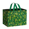 Sacolas de Presente Amazon em Estoque Transfronteiriças, Novas Sacolas Tote de Tecido Não Tecido de Natal, Sacolas de Embalagem para Véspera de Natal