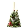 Decoraciones Creativas de Navidad Transfronterizas Monstruo Verde Grinch Adornos Colgantes Acrílicos para Árbol de Navidad