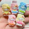 Clip para el pelo de chica de anime de alta calidad, pegatina de dibujos animados, colgante personalizado hecho a mano, accesorios de resina, estilo de lujo ligero, accesorios de resina