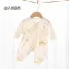 Ropa de bebé primavera-verano, mameluco delgado de manga larga, algodón clase A para recién nacidos, 0-3 meses, para aire acondicionado, mameluco de bebé unisex
