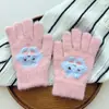 Guantes Infantiles para 8-12 Años, Tejidos, Guantes Cálidos de Invierno para Estudiantes de Primaria, Modernos y Lindos, Forrados de Felpa, a Prueba de Frío, con Dedos Separados de Dibujos Animados para Niños y Niñas