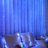Amazon Control Remoto USB Cadena de Luces para Cortina 3* 3m Cable de Cobre Luces de Cortina Decoración Festiva de Navidad Luces de Cortina Control Remoto USB