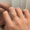 Anillo de apertura de plata esterlina Tiki S925 para mujer 1.2MM1MM anillo fino elemento de moda anillo para nudillo de dedo fábrica al por mayor