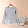 Roupas de outono e calças para adolescentes, algodão aveludado confortável, roupas íntimas quentes para meninos, pijamas para meninas, para crianças do ensino fundamental e médio, estudantes do ensino fundamental, conjunto de camada base