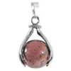 Colgante de Piedra Ojo de Tigre Amatista con Cuentas a Dos Manos Joyería Personalizada Europea y Americana Accesorios de Exportación Transfronteriza Amazon Ebay