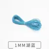 AliExpress Linha encerada de três fios 1mm Taiwan cor branca linha encerada ecológica 30 cores 10 metros por rolo
