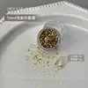 Novas Decorações de Lantejoulas para Nail Art Lantejoulas Estrela Prata Mini Radiação Estrela de Cinco Pontas Adesivos de Unha Ultra Finos Decorações