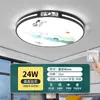 Nueva Lámpara de Techo para Sala de Estar Estilo Chino 5 Lámparas de Techo LED para Hogar Nueva Lámpara de Techo Simple y Grande para Habitación Dormitorio Estilo Moderno Minimalista Hierro