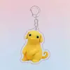 Dragón de Leche Serie de los Doce Animales del Zodíaco Llavero de Acrílico de Doble Cara Divertido Decoración Colgante para Mochila Regalo Creativo