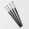 4 Pincéis de Sombra de Olho de Cabelo de Cavalo, Pincéis de Detalhe para Olhos, Pincéis para Esfumar Delineador de Olho de Bicho da Seda, Conjunto de Pincéis de Maquiagem Portátil para Iniciantes