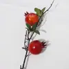 Galhos de frutas artificiais, bagas, galhos de oliveira únicos, decoração de casa, design de hotel e casamento, arranjos de flores decorativos, flores artificiais