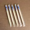 Fabricantes de hashis de porcelana azul e branca descartáveis, hashis de bambu impressos, embalagem independente, higiene, conveniente, para hot pot, take-out