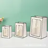 Sacolas de Presente, Sacolas Tote, Sacolas para Flores com Janela, Sacolas de Embalagem para Lembrancinhas de Casamento e Aniversário, Sacolas de Presente Simples de Alta Qualidade Atacado