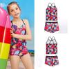 Roupa de banho infantil Phibee Roupa de banho europeia e americana Roupa de banho de alça secagem rápida shorts Roupa de banho para meninas dividida peça única entrega