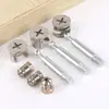 Herrajes para Muebles conector tres en uno armario para ropa cama sujetador tornillo tuerca de rueda excéntrica fijación fijación de armario