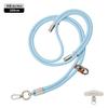 Cordón elegante de 6 mm con hebilla doble para teléfono móvil, para muñeca, corto, funda para teléfono móvil, cordón tejido, cordón para cámara/llaves, antipérdida